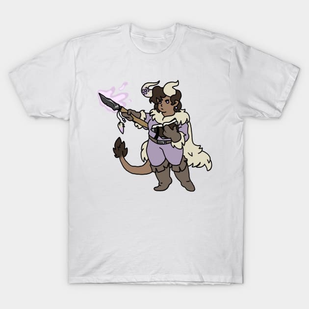 Tiefling Wizard T-Shirt by NathanBenich